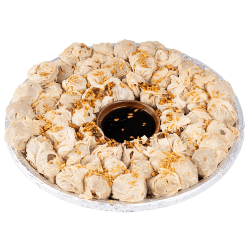 60 pcs PORK Bilao Siomai Platter with Free 120mL Chili - Baomi Dumplings PH