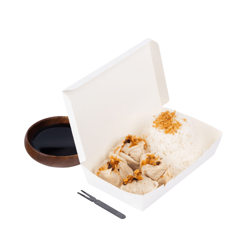 Sulit Meal - PORK (4 pieces w Rice) - Baomi Dumplings PH