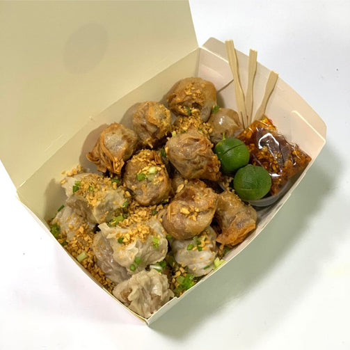 (Half/Half) 20 pcs Barkada Platter - Jumbo Pork Siomai - Baomi Dumplings